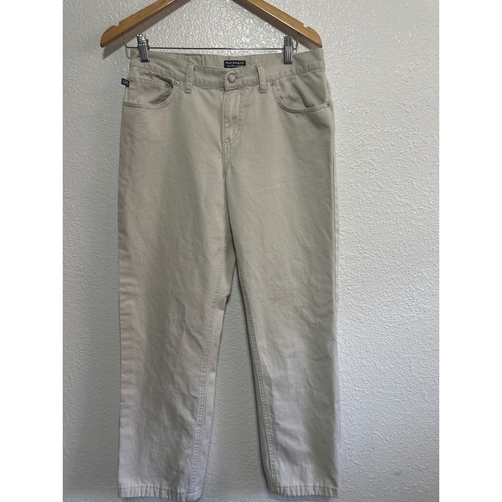 Polo Jeans Co. Ralph Lauren Tan Chinos Women's Size 8 Classic American
